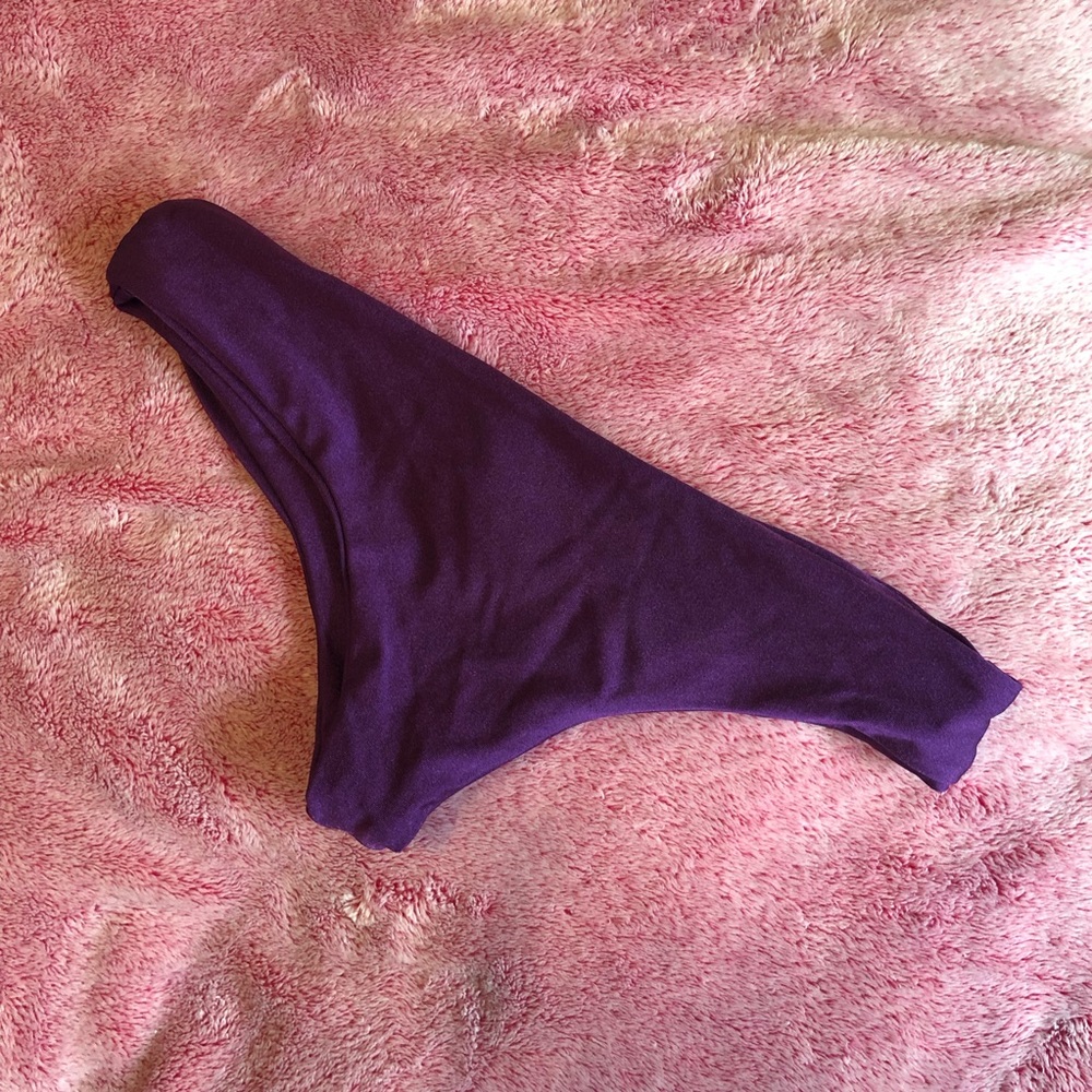 Stone Fox Swim plum bikini bottoms
